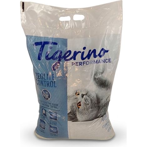 TIGERINO - Litière agglomérante Performance Zeolite Control - 12kg - Ultra agglomérante et sans poussière - Voir photos (1/5)