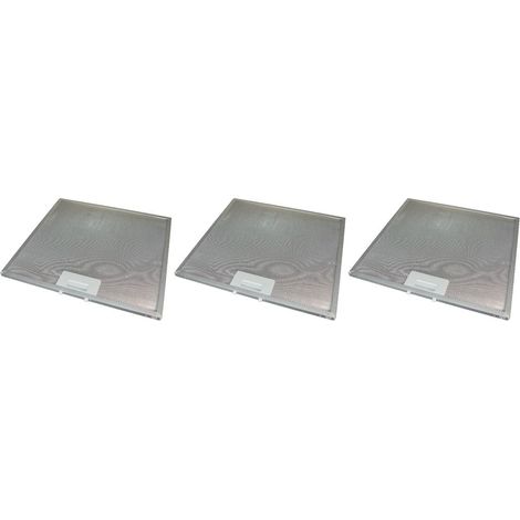 3 x Universal Cooker Hood Metal Grease Filter 330mm x 320mm (1/2)
