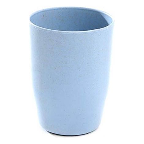 Gobelet En Paille De Blé - Tasse À Eau Multifonctionnelle Pour Salle De Bain Et Cuisine - Matériau Écologique Résistant - Lot De 1 (1/2)