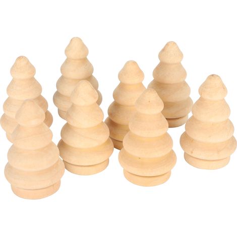 Lot de 20 figurines en bois à peindre pour sapin de Noël, à accrocher au mur. Décoration à peindre soi-même, style graffiti. (1/5)