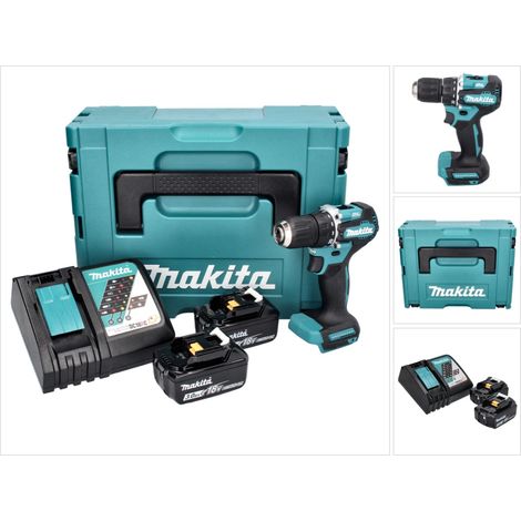 Makita DDF 487 RFJ Akku Bohrschrauber 18 V 40 Nm Brushless + 2x Akku 3,0 Ah + Ladegerät + Makpac (1/5)