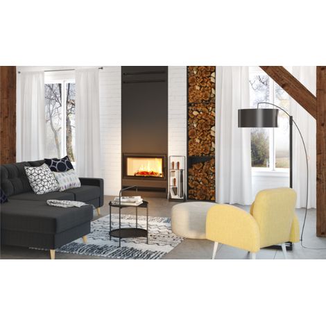 Insert de cheminée SAVEN Energy 90x50 Noir (19,0 kW) ECO (1/5)