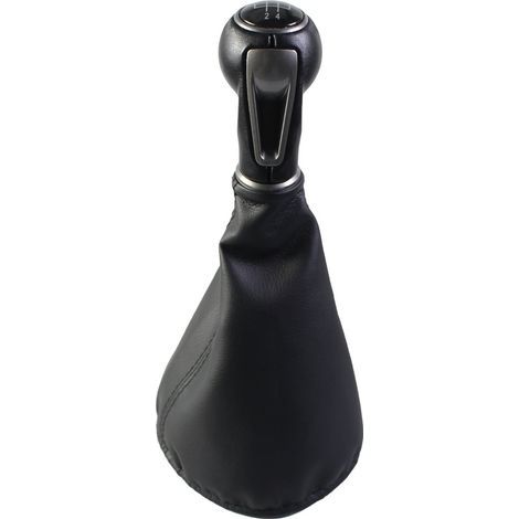 Passend für SEAT Ibiza der 4. Generation: Schaltknauf, Schalthebel, schwarzes 6-Gang-Kit (ein Satz) (1/4)