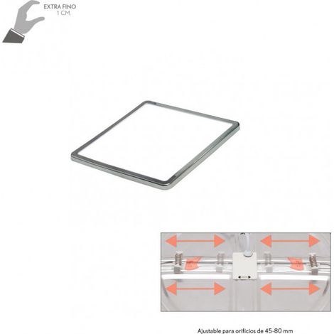 FAB 100680820 Downlight 8w 5500k Chrome Providencia 586lm 11,8x11,8 Anpassbar an das Einbauloch