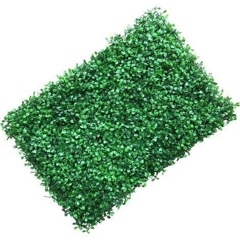12X Künstliche Buchsbaum Für Terrasse Garten Wand Gehwege Grass Sichtschutz Grün Dekor 60x40cm(Verschlüsselung) (1/5)