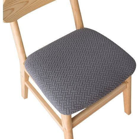 Lot de 6 housses pour chaises de cuisine et de salle à manger (1/4)