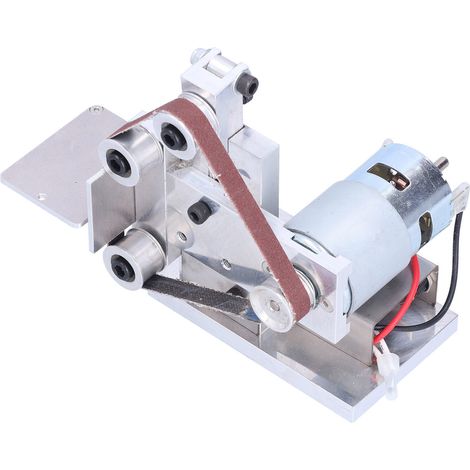 Ponceuse à bande mini électrique 10 pièces, polisseuse DIY 7 vitesses DC12-24V, ponçage type 110-240V prise UE (1/5)