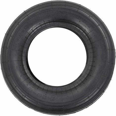 vidaXL Neumático para carretilla caucho 3.50-8 4PR (1/2)