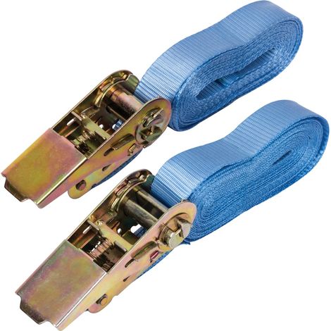 Olympia 05520 One-Piece Endless Tie-Downs, 25mm x 5m (1in x 200in), Pack of 2