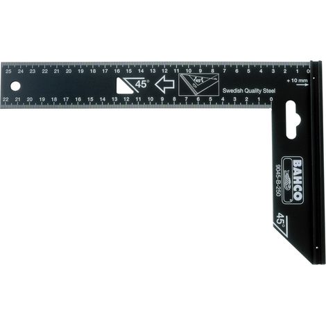 Bahco 9045-B-400 Präzisions-Stahlwinkel 400 mm