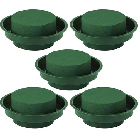 5-Piece Round Floral Blocks in Bowls for Fresh and Artificial Flowers (1/5)