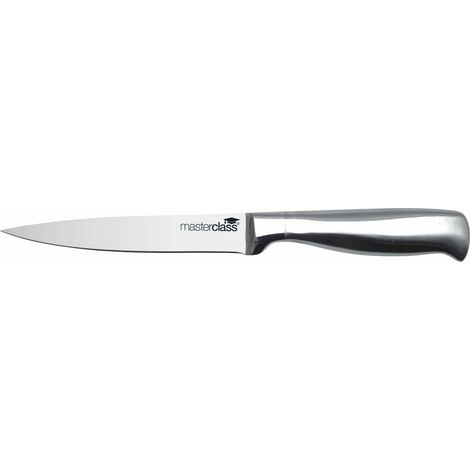 KitchenCraft MasterClass Coltello professionale per sfilettare di Acciaio inox, 20 cm - Argentato