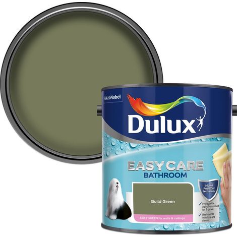 Dulux Easycare Bathroom Soft Sheen Paint - Guild Green (1/3)