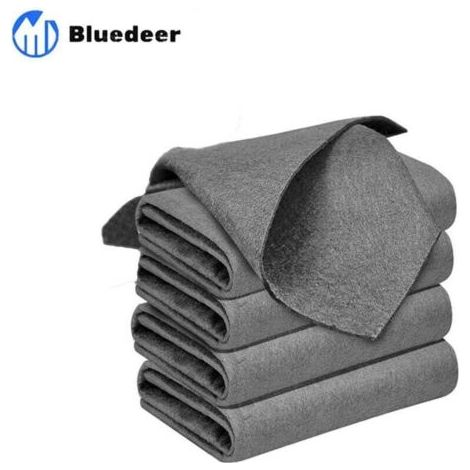 FENOPLASTICAChiffons de Nettoyage 30x40cm, Lot de 5 Chiffon Magique de Microfibre Épaissi Réutilisables pour Vitre Miroir Voiture Salle de Bain Cuisine Bureau (1/4)