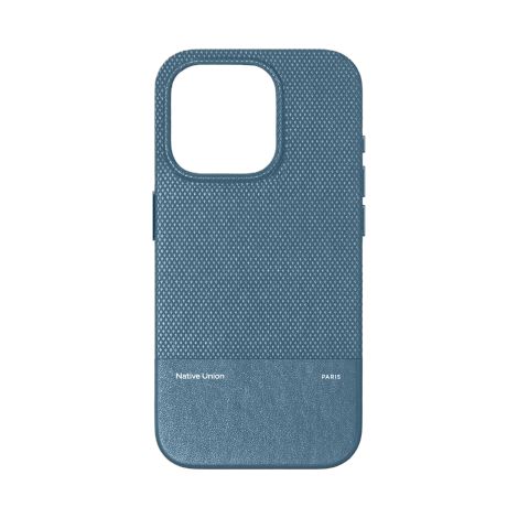 Funda Native Union (RE) Classic - Funda protectora compatible con MagSafe para iPhone 16 Pro (azul marino) (1/3)