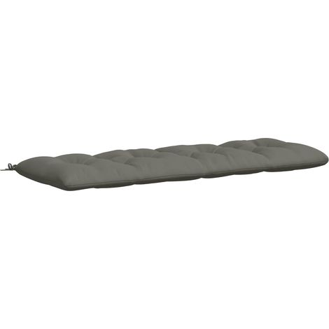 Cojín de banco VIANEN 100% Poliéster Gris 180 x 60 x 12 cm vidaXL (1/5)