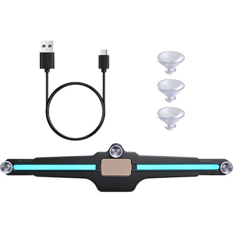 Feu LED Solaire Fenêtre Voiture Lampe Sécurité Ventouse (1/5)