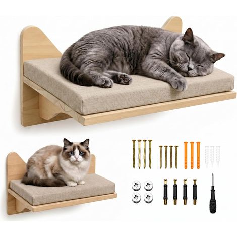 Étagères Murales pour Chat, Murs d'escalade pour Chat (1/5)