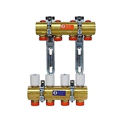 Sourcing R553D Collecteur Plomberie Laiton 10 Bar 5-110°C