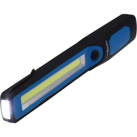 Lampe d'atelier WL250B slim (1 pce) – Lampe de travail LED COB d'une puissance d'éclairage de 215 lumen – Lampe LED COB idéale dans le garage, l'atelier, la maison, etc., alimentée par piles (1/5)