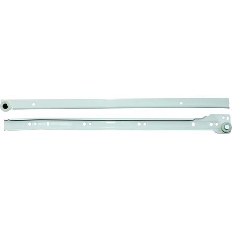 GUIDA PER CASSETTI ACCIAIO 40 CM LACCATO BIANCO- 25,0 coppie