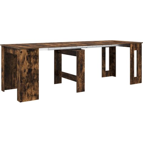 Esstisch 240 x 85 x 75 cm Holzwerkstoff Geräucherte Eiche vidaXL