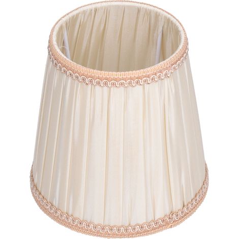 Jeffergarden Abat-jour en tissu Meson, Installation moderne et Simple, pour lampes de Table à bougies, lustre en cristal E14 (1/4)