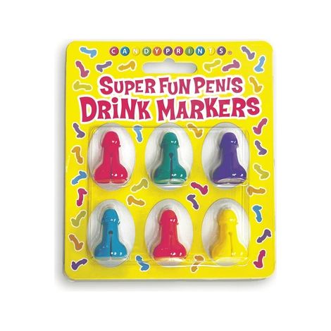 Little Genie – Cocktailmarker – 6er-Set (1/2)