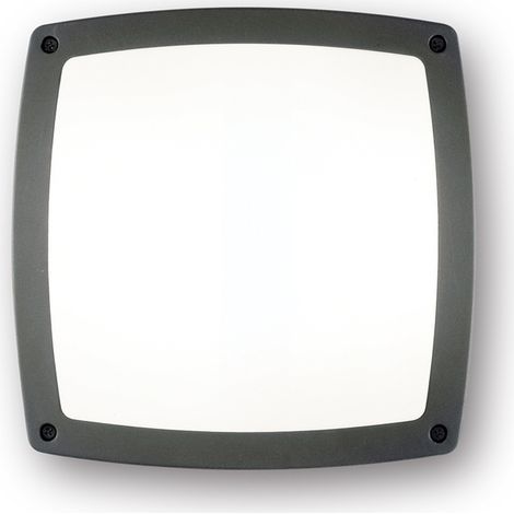 Applique Moderna Cometa Alluminio-Materie Plastiche Antracite 3 Luci E14 (1/3)
