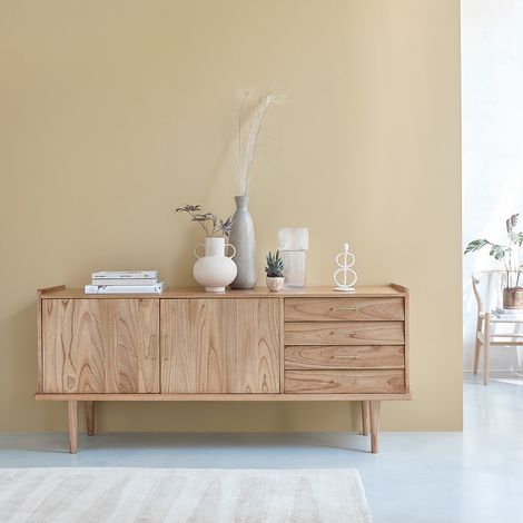 Commode en bois mindi massif 175 cm (1/5)