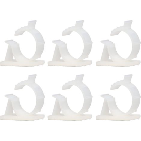 100 clips de gestion de câbles adhésifs réglables en nylon PA66 pour la maison YX-1316 (1/5)