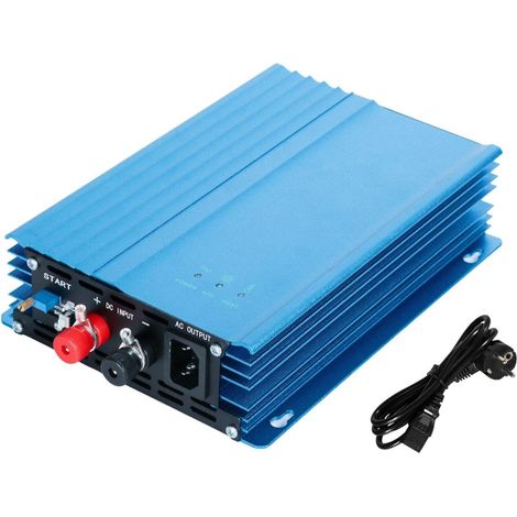 Solar Inverter, 500W MPPT Grid Tie Inverter, Micro Inverter, Pure Sine Wave Inverter for 12V PV Solar Panels, Adjustable Battery Discharge, AC220V