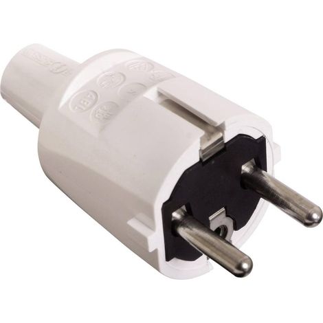 AS Schwabe 62221 spina di sicurezza bianca 230 V 16 A