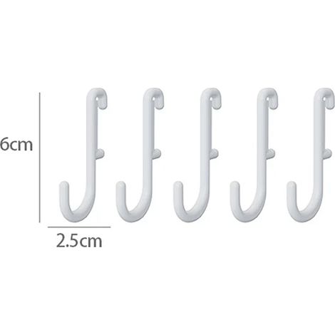 (5 crochets) Étagère murale avec panneau perforé - Kit de panneau perforé pour décoration murale - Étagère suspendue décorative (1/5)