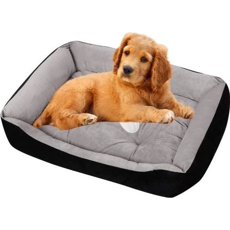 Lit pour Chien Chat Panier Chien Peluche Lit Douillet pour Animal Lit Chien Lavable Panier Chaud Antidérapant Coussin pour Animaux (1/3)