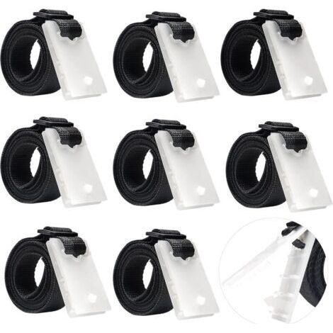 Sangles de fixation pour accessoires de piscine, pour enrouleurs de couverture solaire et roues de pare-soleil. (1/4)