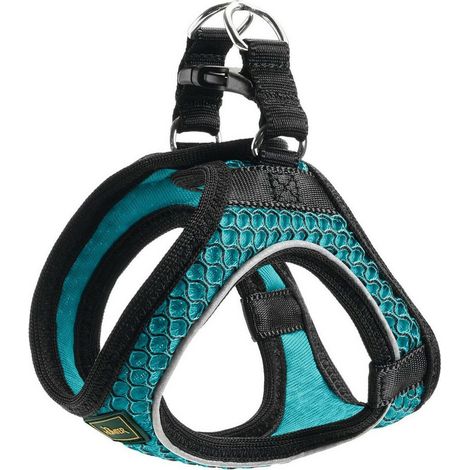 Hundegeschirr Hunter Hilo-Comfort türkis XL S/M (48-55 cm)