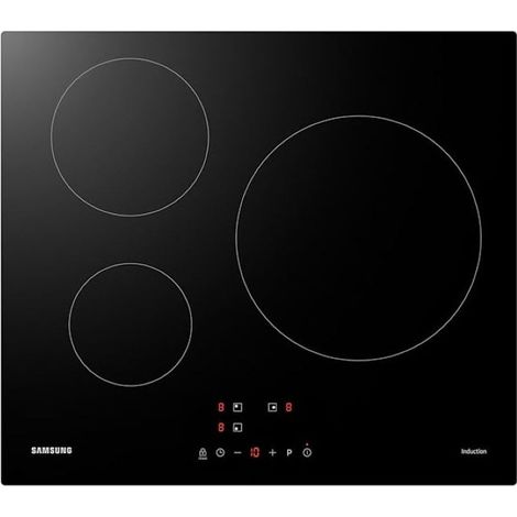 placa de inducción 59cm 3 fuegos 7200w negra - nz63m3nm1bb - samsung - (1/5)