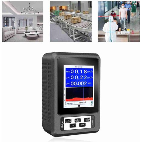 Détecteur de rayonnement nucléaire précis, compteur Geiger sensible, mesure en temps réel des rayons β γ X, dosimètre portable. (1/5)