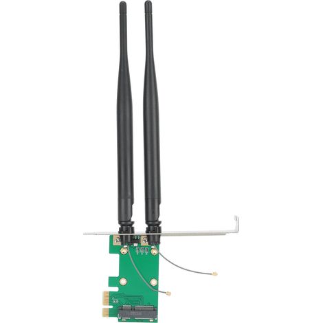 PCI-E-WLAN-Karte mit 6-dB-Antenne für Desktop-Computer, Mini-PCI-E-zu-PCI-E-Adapter (1/5)