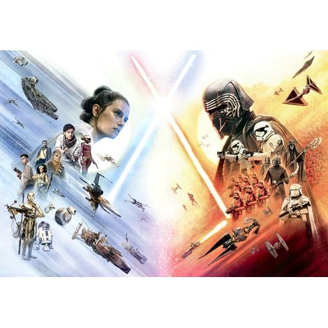 papier peint panoramique Star Wars Ep 9 multicolore - Disney (1/2)