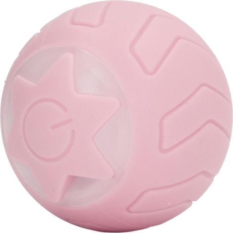 Intelligenter Haustierball aus ABS und Silikon, automatischer Rollball, interaktiver Katzenball für Zuhause, Rosa (1/5)