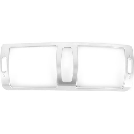 Modification automobile : enjoliveur chromé de la grille d'aération de la console centrale de la BMW Série 1 E81 2007-2011. (1/5)