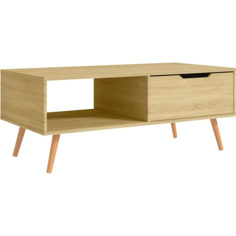 Maison Exclusive - Tavolino Salotto Rovere Sonoma 100x49,5x43 cm Legno Multistrato