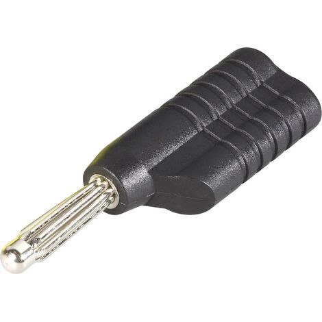Schnepp S 4041 L sw Büschelstecker Stecker, gerade Stift-Ø: 4 mm Schwarz 1 St.