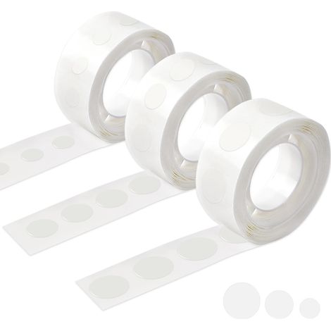 300 pastilles colle double face repositionnable fixation ballons déco mur plafond fêtes mariage (1/5)