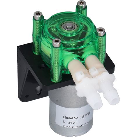 Pompe péristaltique résistante à la corrosion, débit élevé 700 ml/min, tube BPT, DC24V 300mA, pour titrage (1/5)