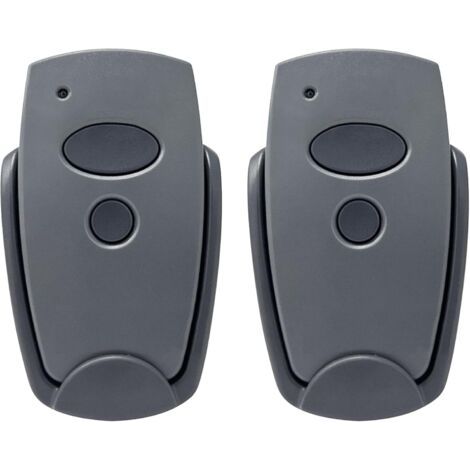 2 x Télécommandes de garage, Porte de télécommande universelle 868 MHz pour Marantec Digital 302, 304, 382, 384, 313, 321, 323, 131