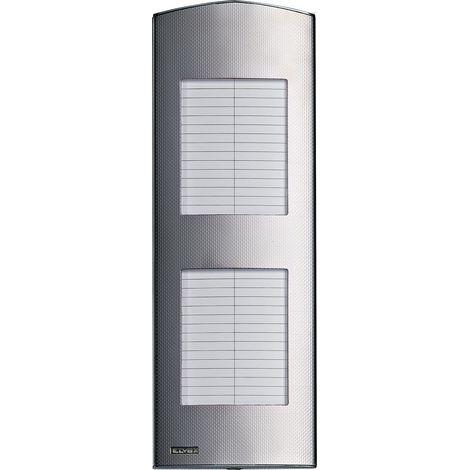 VIMAR - 122N Placca suppl. 2M 2 cartelli acciaio