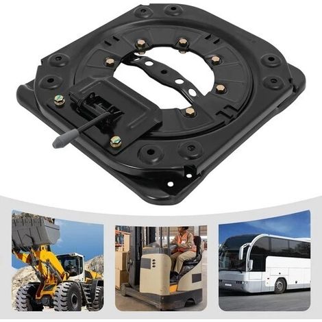 Robuster Sitzdrehsockel, 3 mm Stahlplatte, 360-Grad-Drehsockel für Wohnmobil, Camper, Boot, LKW, Bus
